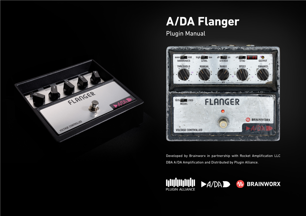 A/DA Flanger Plugin Manual