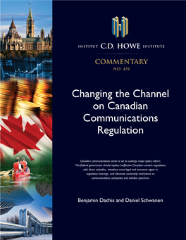 Changing the Channel on Canadian Communications Regulation