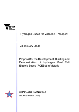 Hydrogen Buses for Victoria's Transport 23 January 2020