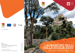 I Borghi Più Belli Della Sicilia 2020 Sicily’S Most Beautiful Villages 2020