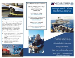 Strategic Sealift Officer Midshipman Program