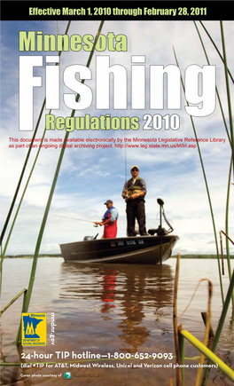 2010 Minnesota Fishing Regulations
