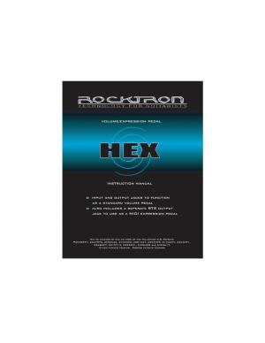 Rocktron HEX Pedal User Manual