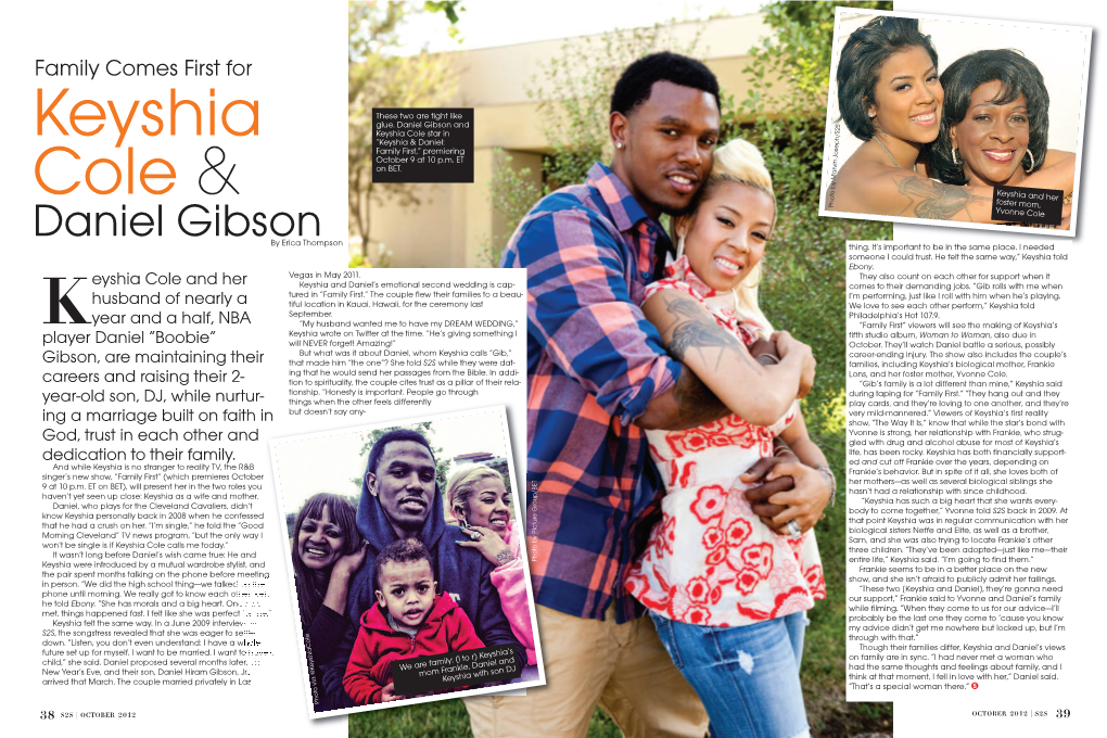 Family Comes First for Keyshia Cole and Daniel Gibson