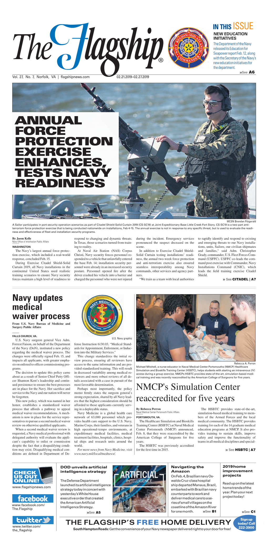 Annual Force Protection Exercise Enhances, Tests N Avy Readiness