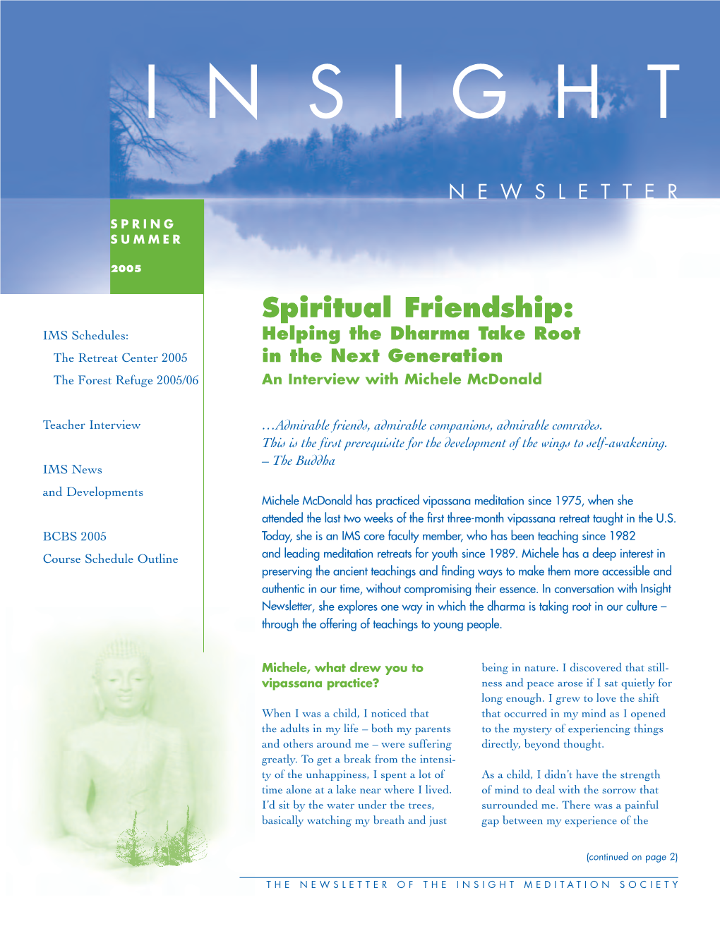 Insight Newsletter – Spring 2005