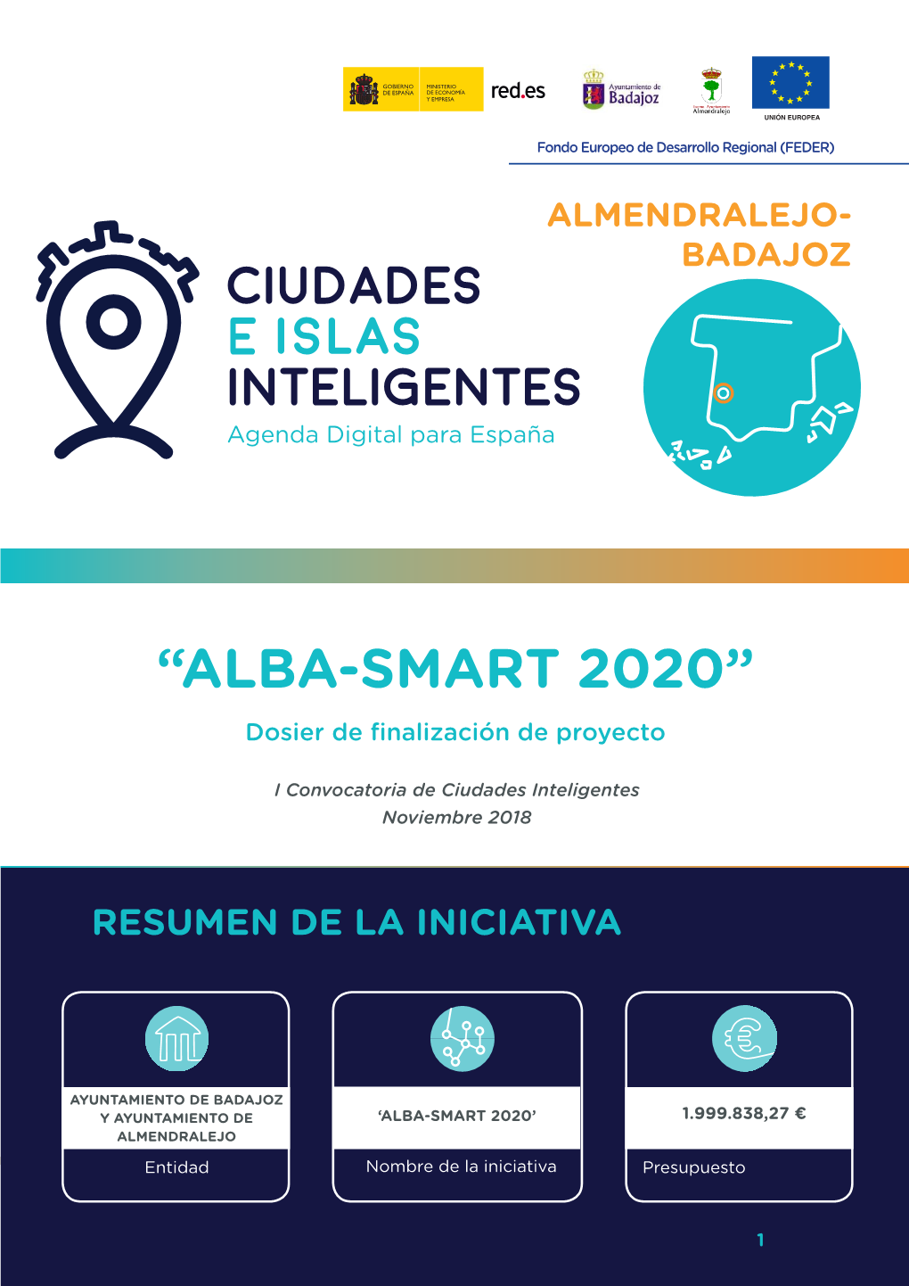 “ALBA-SMART 2020” Dosier De Finalización De Proyecto