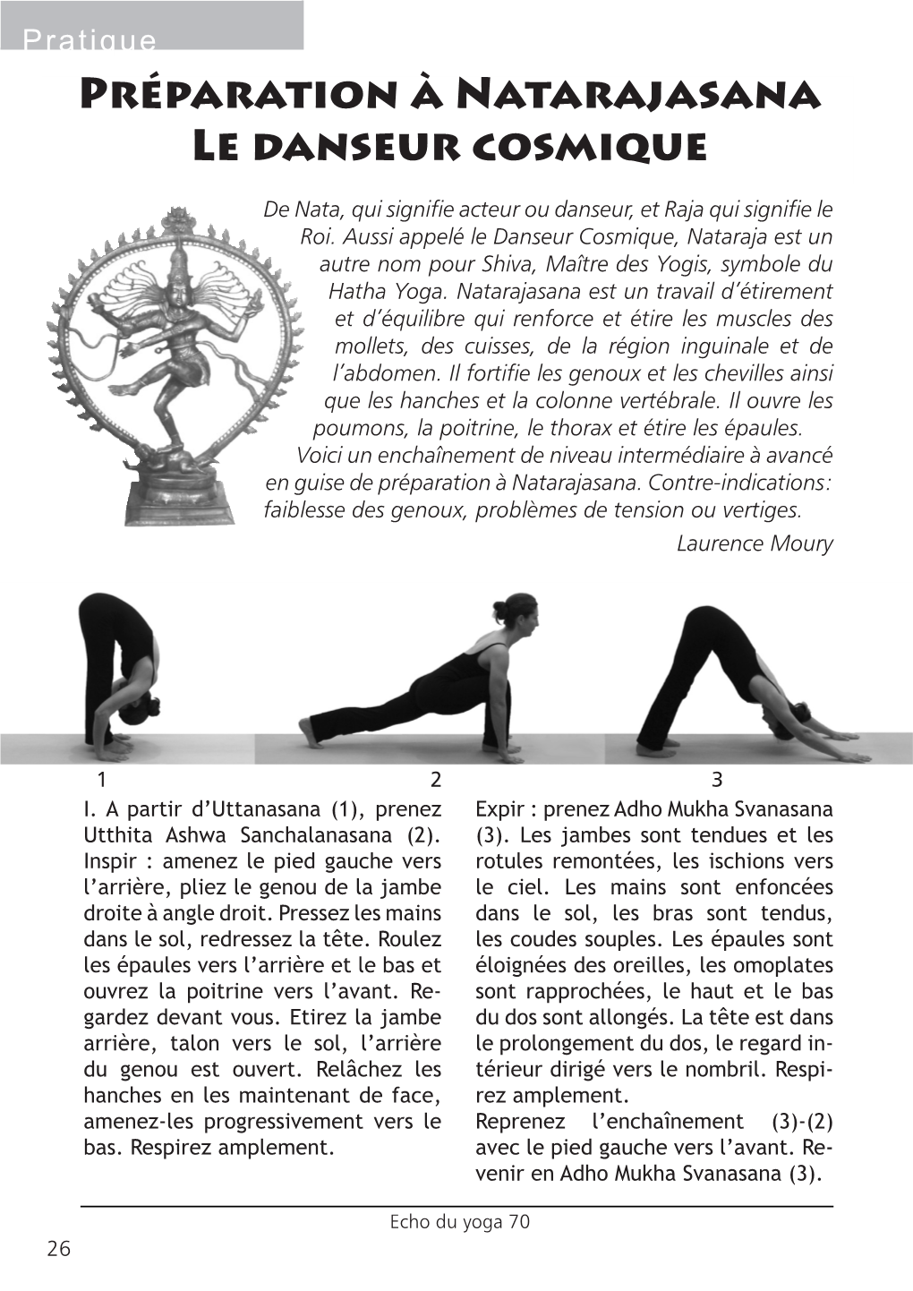 Préparation À Natarajasana Le Danseur Cosmique