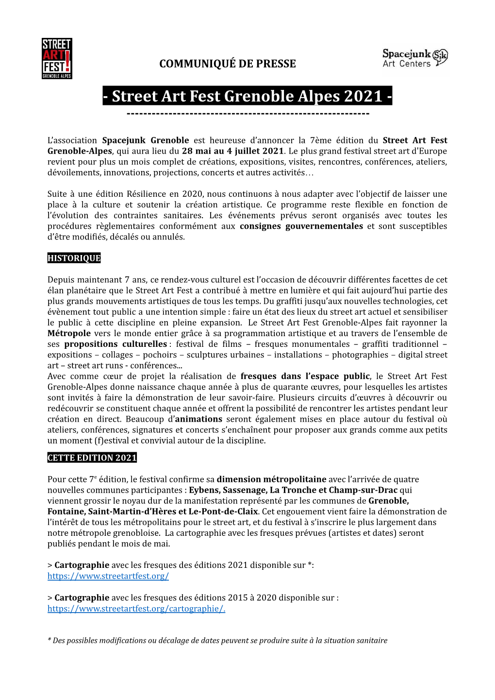 Communiqué Presse SAF 2021 Avril 2021.Docx