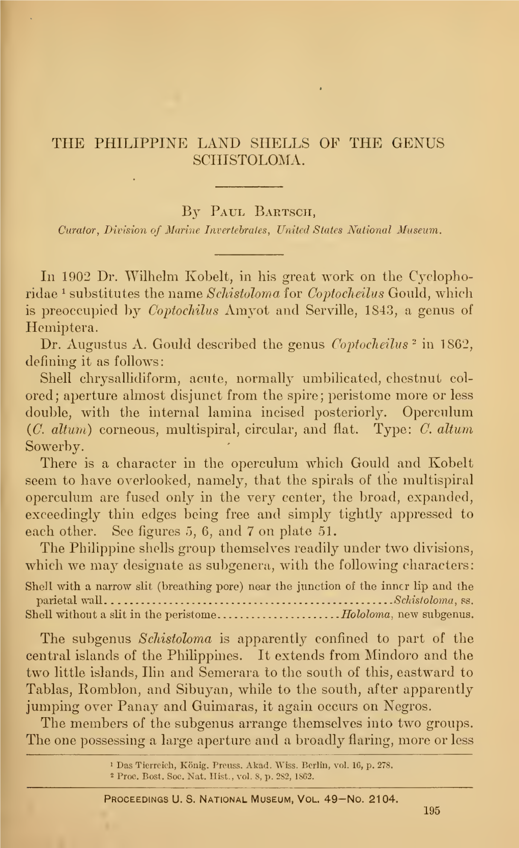 Proceedings of the United States National Museum