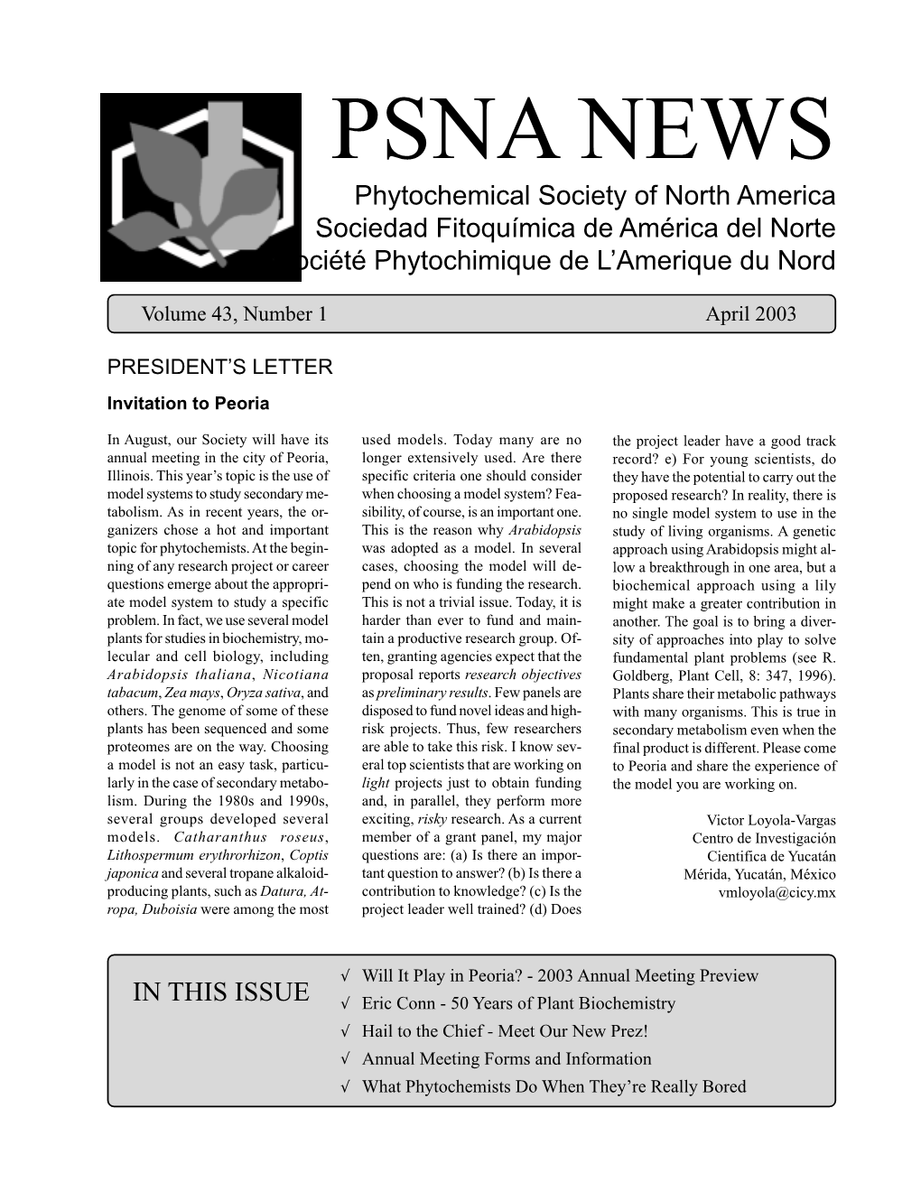 PSNA Newsletter 2