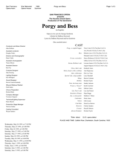 Porgy and Bess Page 1 of 3 Opera Assn