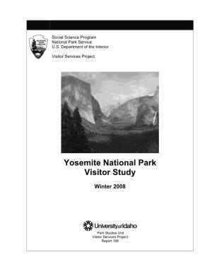 Yosemite National Park Visitor Study: Winter 2008