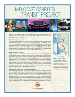 Mid-Coast Corridor Transit Project