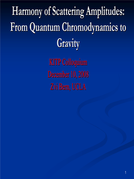 Harmony of Scattering Amplitudes: from Quantum Chromodynamics