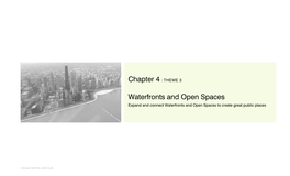 Waterfronts and Open Spaces