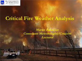 'Fire and Meteorology Training'