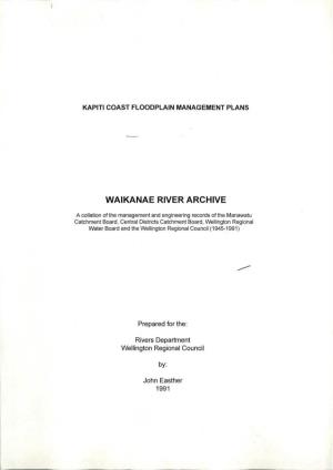 Waikanae River Archive