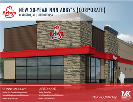 New 20-Year Nnn Arby's (Corporate)