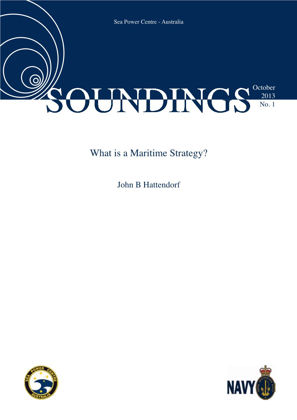 What Is a Maritime Strategy?