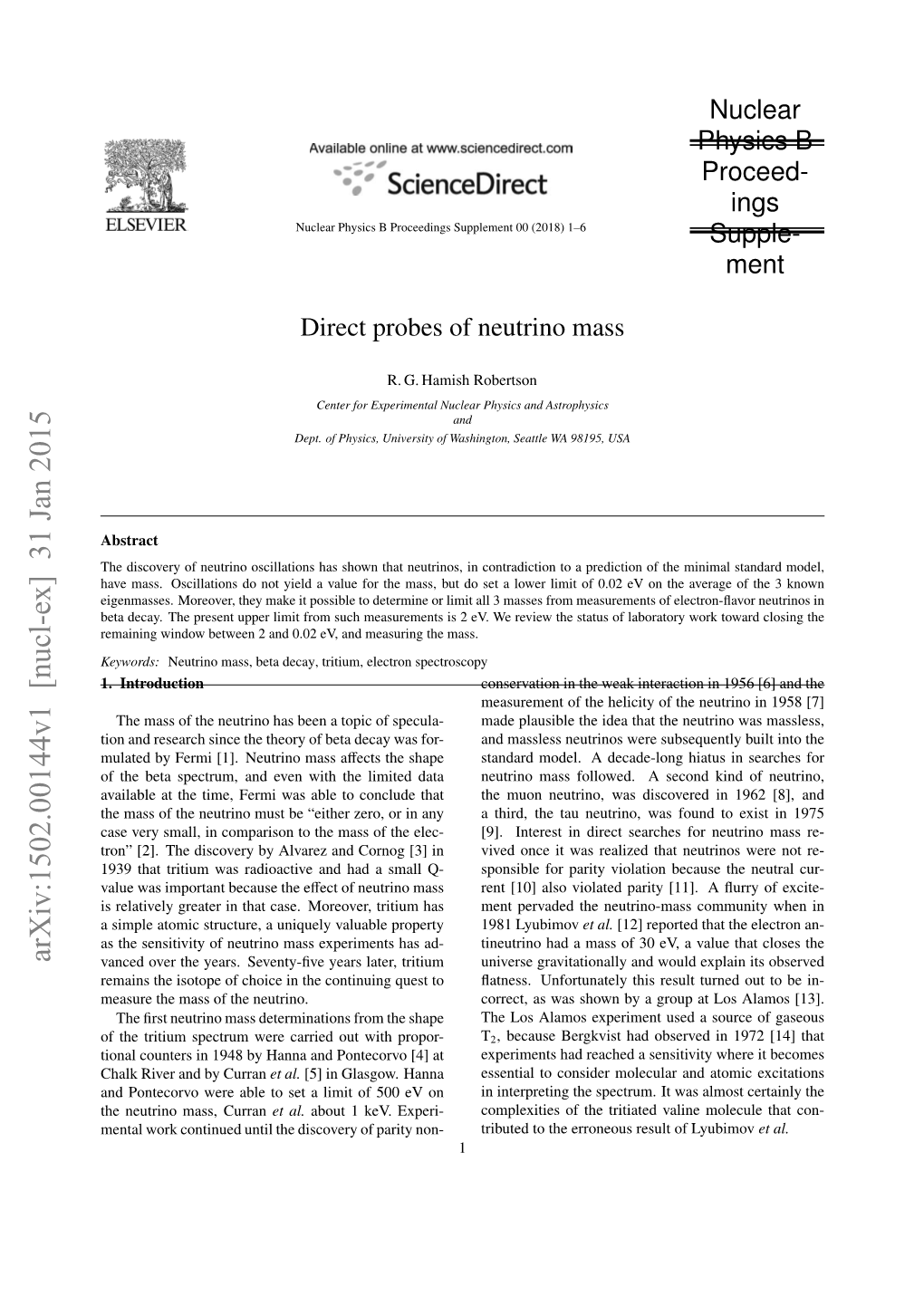 Direct Probes of Neutrino Mass