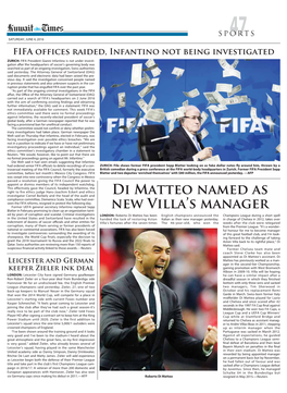 Di Matteo Named As New Villa's Manager