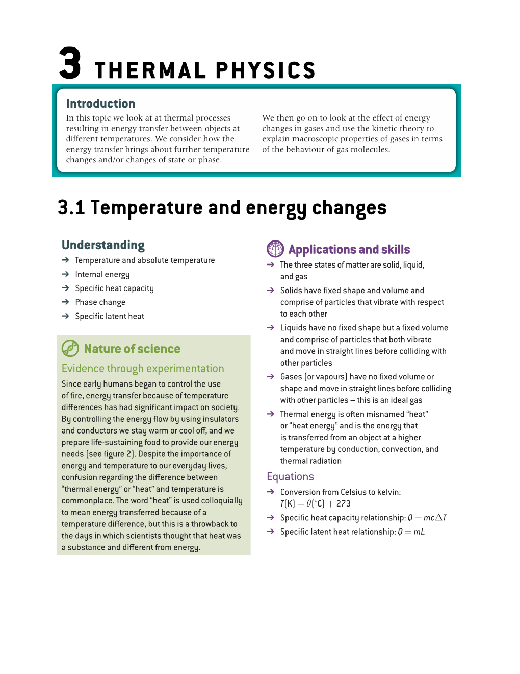 3 Thermal Physics