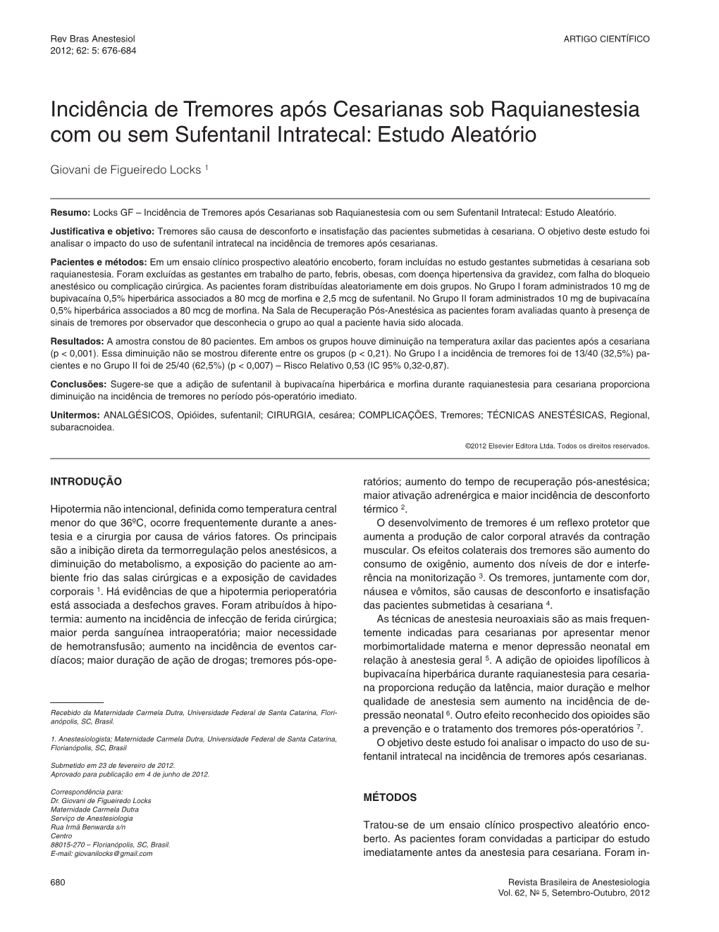 Incidence of Shivering After Cesarean Section Under Spinal Anesthesia