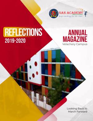 Annual Magazine 2019-2020 REFLECTIONS 2019-2020