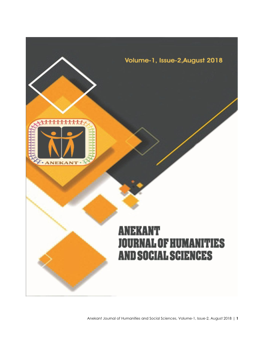 Anekant Journal Of Humanities And Social Sciences, Volume-1, Issue-2 ...