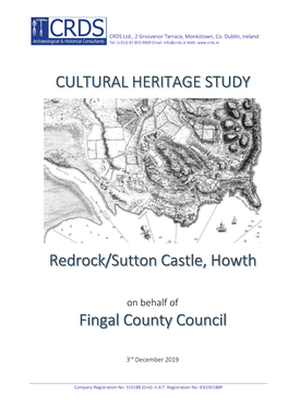 Cultural Heritage Study Redrock Howth