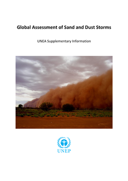 Global Assessment of Sand and Dust Storms
