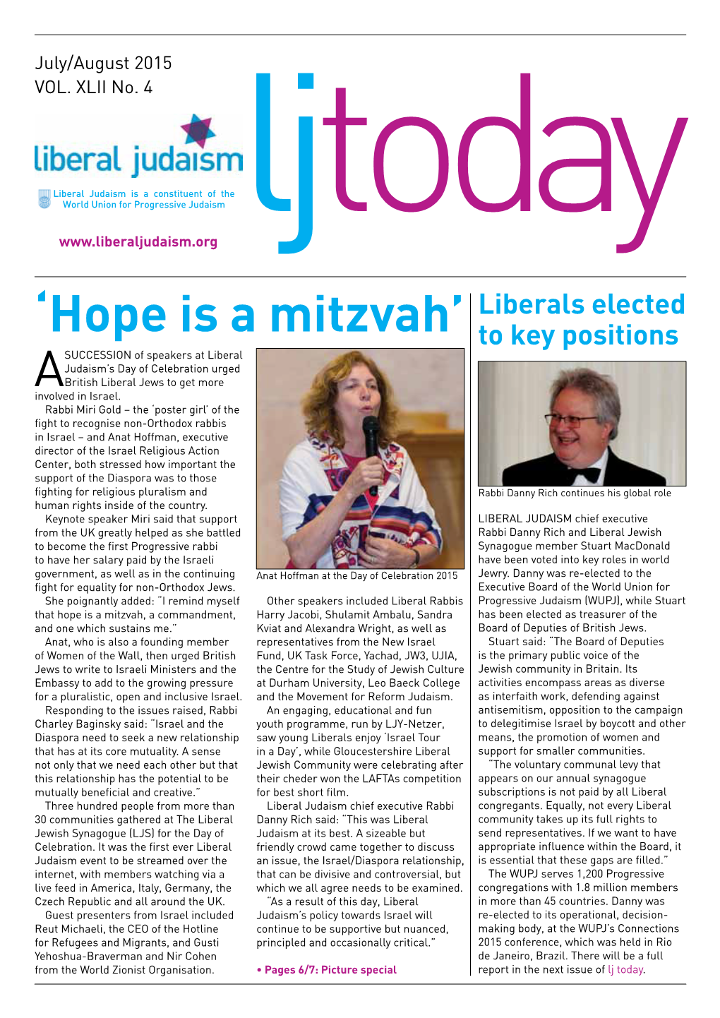 Liberal Judaism Congregations