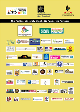 The Festival Sincerely Thanks Its Funders & Partners