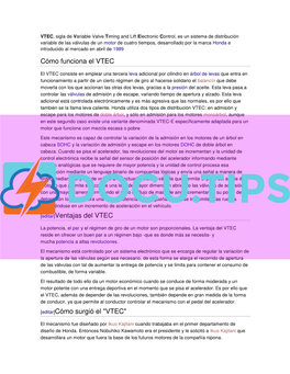 Cómo Funciona El VTEC [Editar]Ventajas Del VTEC [Editar