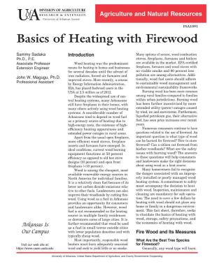 FSA1091 Basics of Heating with Firewood