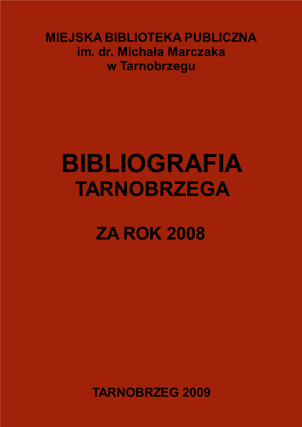 Bibliografia Tarnobrzega