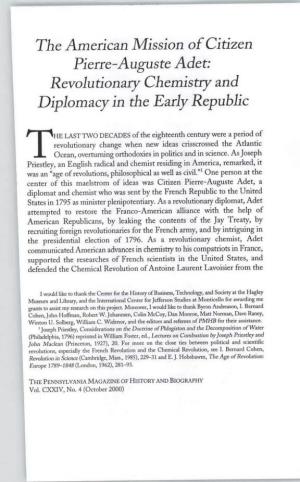 Diplomacy in the Early Republic