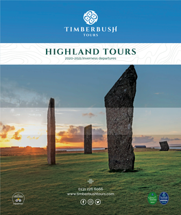 HIGHLAND TOURS 2020-2021 Inverness Departures