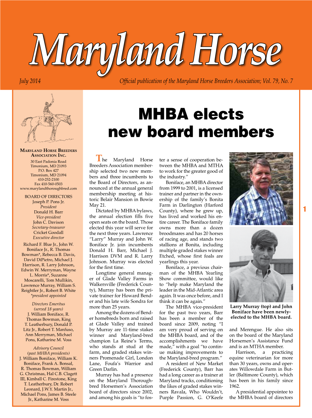 MHBA Elects New Board Members
