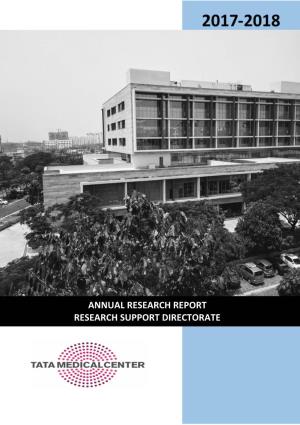 Annual Research Report Research Support Directorate