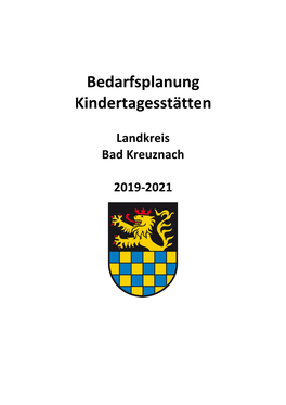 Bedarfsplan Kindertagesstätten 2019-2021