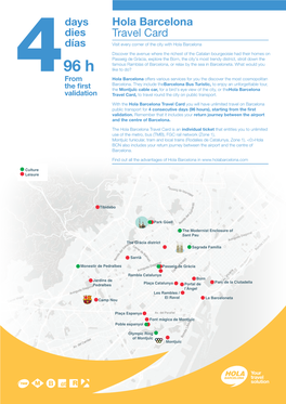 Barcelona 4 Days Itinerary by Public Transport [PDF: 1813