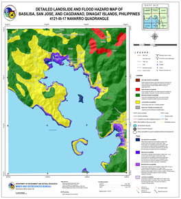 Detailed Landslide and Flood Hazard Map of Basilisa, San