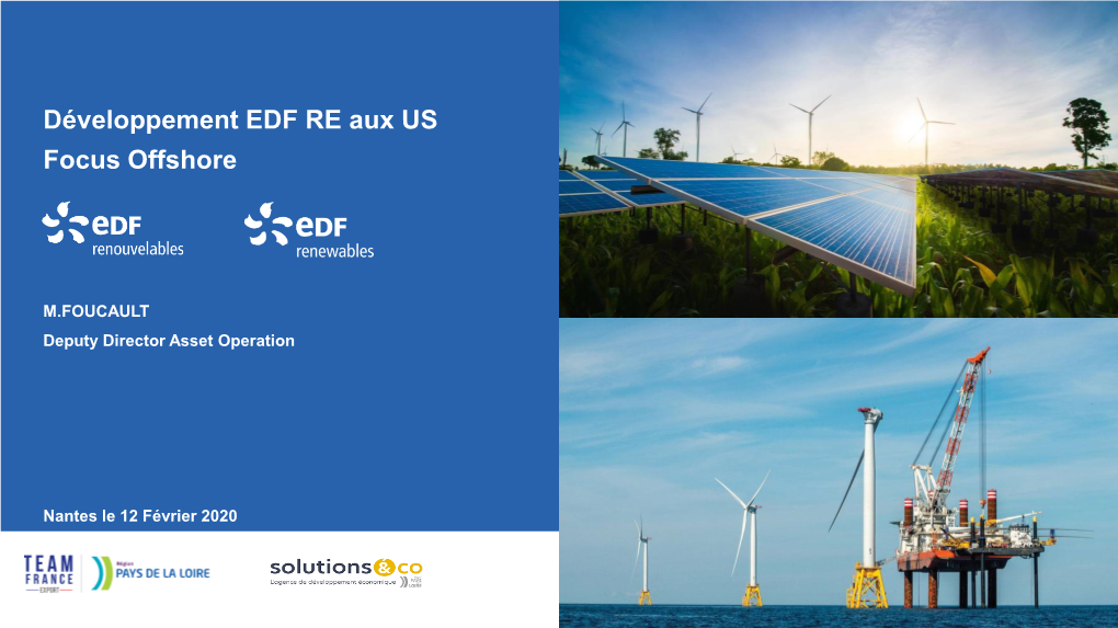 EDF Renewables North America Histoire 3 Métiers Principaux Chiffres Pipeline