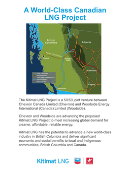 A World-Class Canadian LNG Project