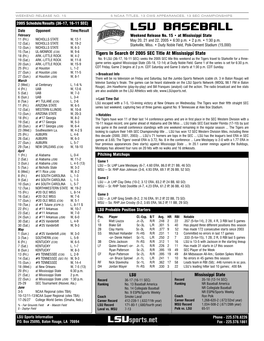 LSU Vs. Miss. State Game Notes.Qxd