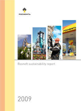 Rosneft Sustainability Report