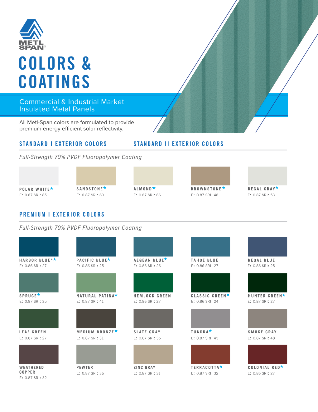 Insulated Metal Panel Color Chart - DocsLib