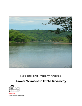 Regional and Property Analysis Lower Wisconsin State Riverway